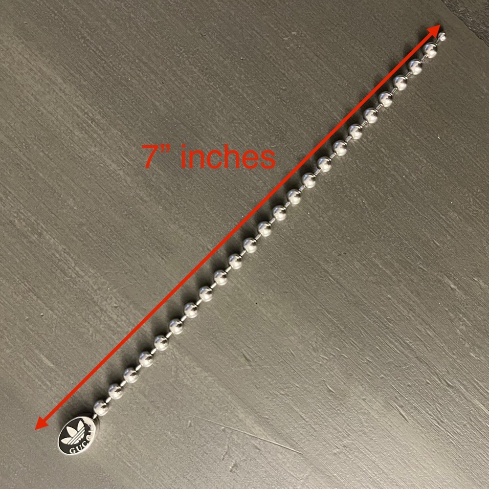 GUCCI X Adidas Silver Bracelet - Picture 2 of 5